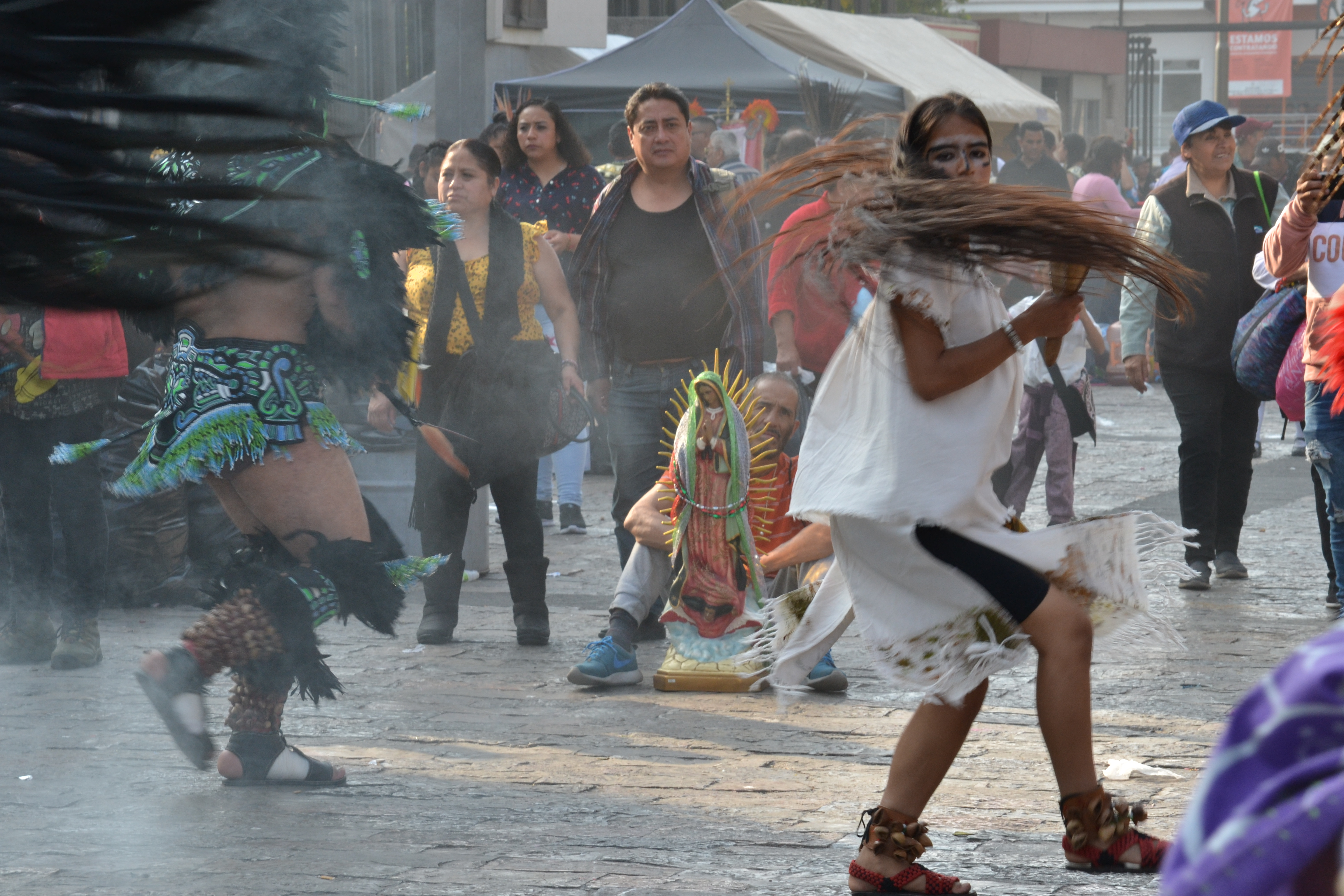 Millions of pilgrims flood the Basilica of Our Lady of Guadalupe in Mexico City yearly to celebrate the Virgin Mary's appearance to Juan Diego in 1531.