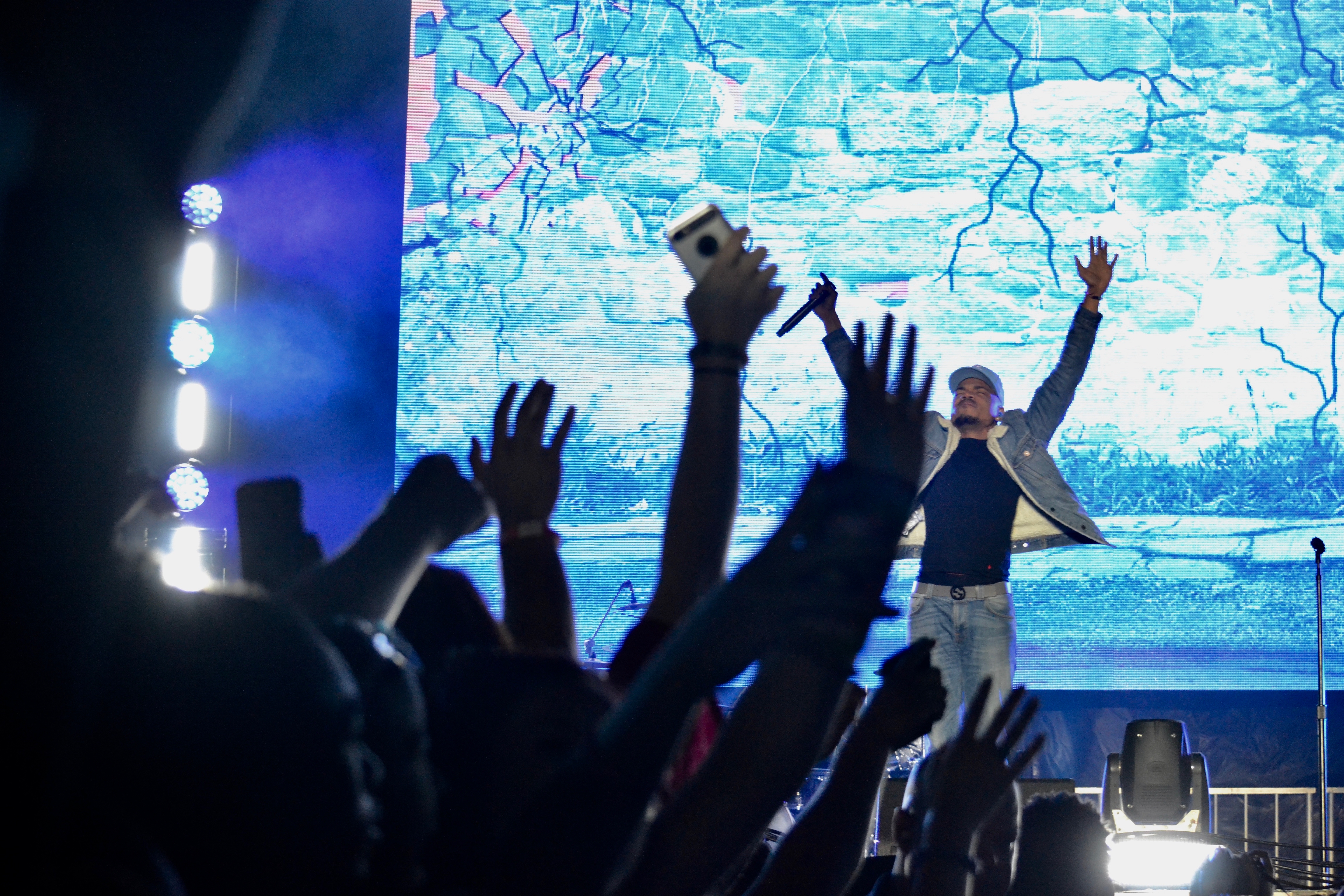 Chance the Rapper performs at JMBLYA in Dallas May 6, 2017.